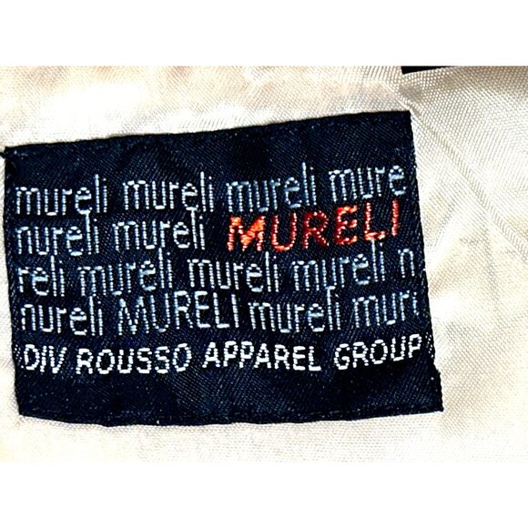Mureli Small All Silk Wearable Art Vintage Jacket Retro Graphic Print Luxury Chi - Picture 10 of 12